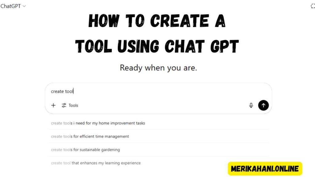 How to use ChatGPT for making tools in Urdu